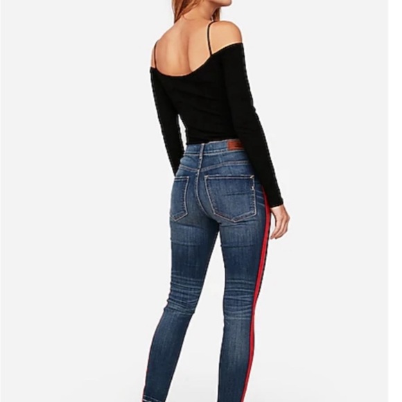 Express ankle legging high rise 2 long. Gently used excellent condition - Picture 2 of 6